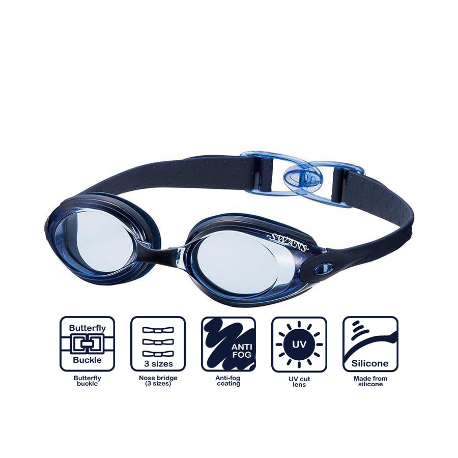 Swans Fitness Goggles SWB-1 - Blue/ Navy