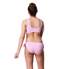 Snapper Rock Raspberry Stripe Tie Crop Bikini G15133 - Pink