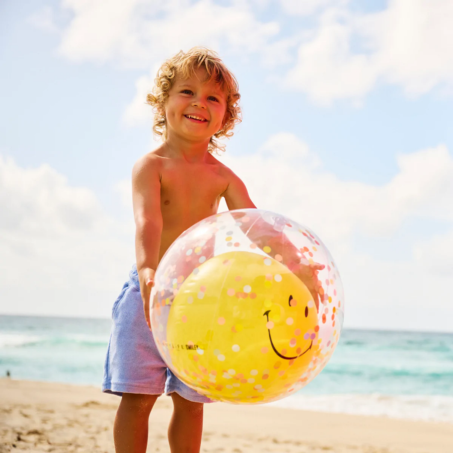 Sunnylife Inflatable Beach Ball Smiley S2PB3DSM