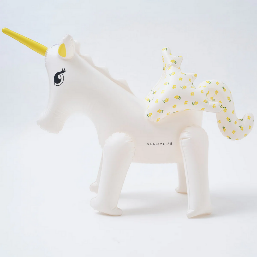 Sunnylife Inflatable Sprinkler Mima The Unicorn Lemon Lilac S3PSPROT