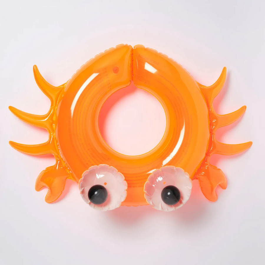 Sunnylife Kiddy Pool Ring Sonny The Sea Creature Neon Orange S3LKPOSO