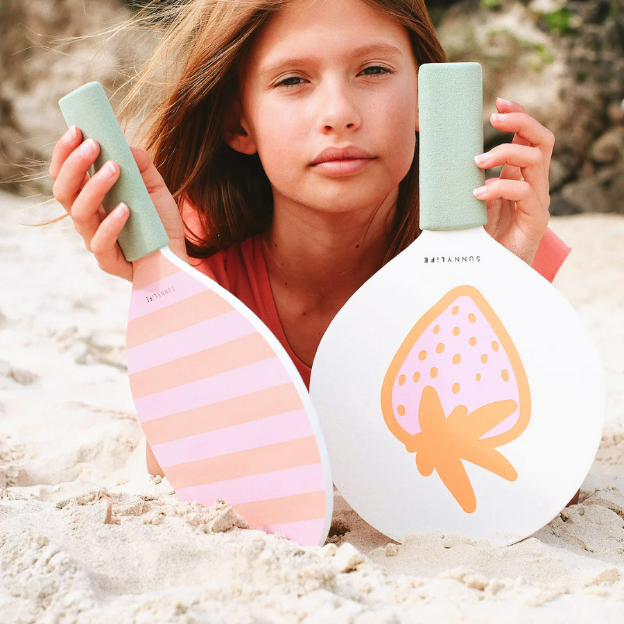 Sunnylife Kids Beach Bats Sea Seeker Strawberry S3WKBASB