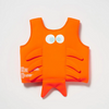 Sunnylife Swim Vest 3-6 Sonny The Sea Creature Neon Orange S3VVELSO