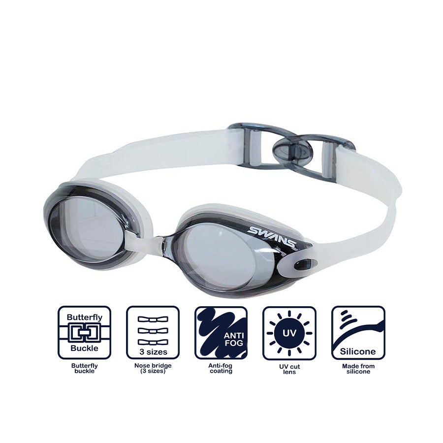 Swans Fitness Goggles SWB-1 - Smoke/ Clear