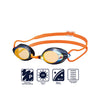 Swans SRX-M PAF Racing Mirror Goggles - Smoke/Orange (SMOR 331)