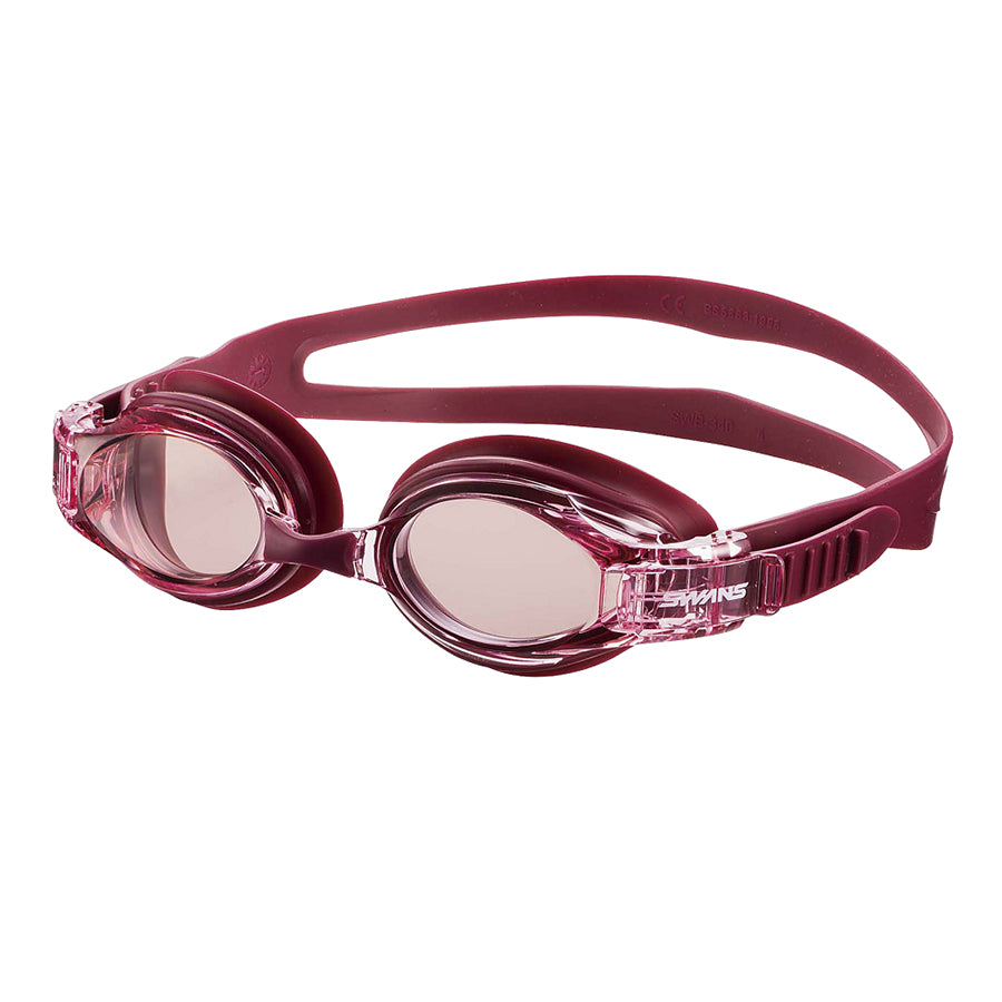 Swans SW-34 Adult Fitness Goggles - Pink/Wine (253)