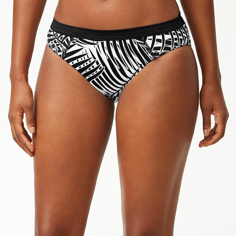 Tommy Bahama Reversible High Waisted Bottom with Mesh Inset TSW82722B- IslandActive(R) Frond Song