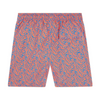 Tom & Teddy Coral Mens Swim Shorts CORBO - Mid Blue/ Orange