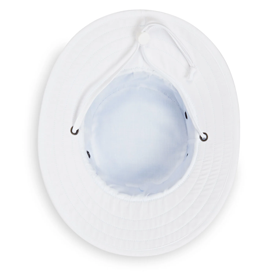 Wallaroo Hats Jr Explorer Kids Sun Protective Hat JREXP - Hydrangea/ White