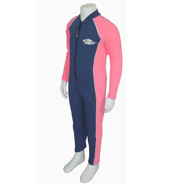 Stingray Raysuit Long Sleeves ST2008 - Navy/Pink